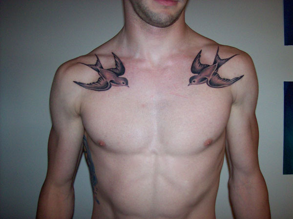 Тату ласточки ( фото) - значение татуировки, эскизы 