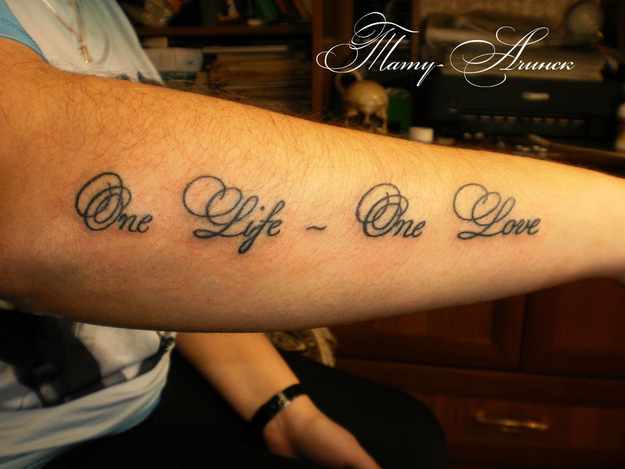 Татуировка one life one love (77 фото)