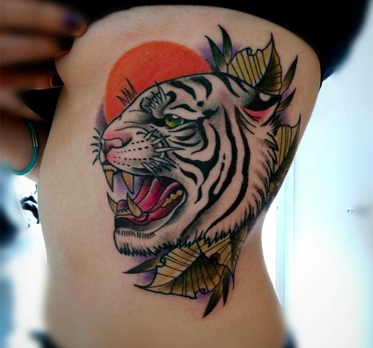 Татуировка тигра на пояснице значение