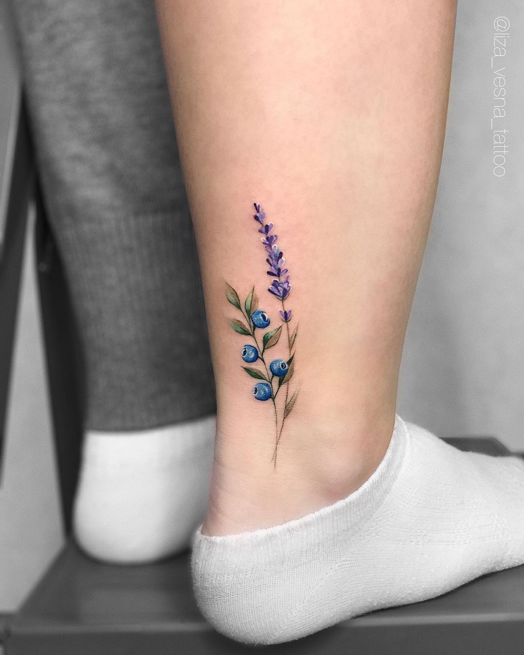 Тату лаванда: фото и значение цветка в татуировках