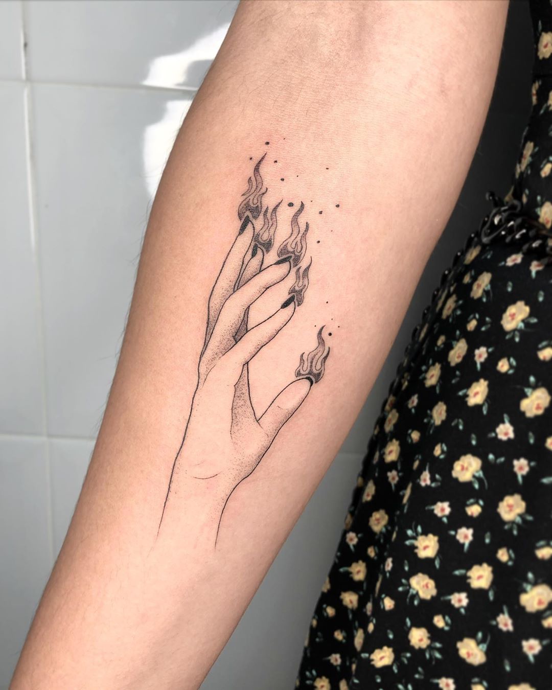 Значение татуировки огонь
