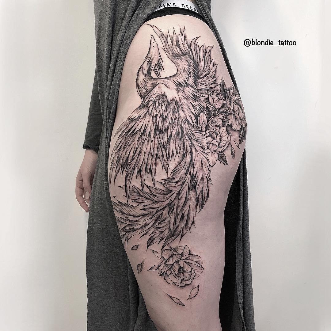 Значение татуировки феникса