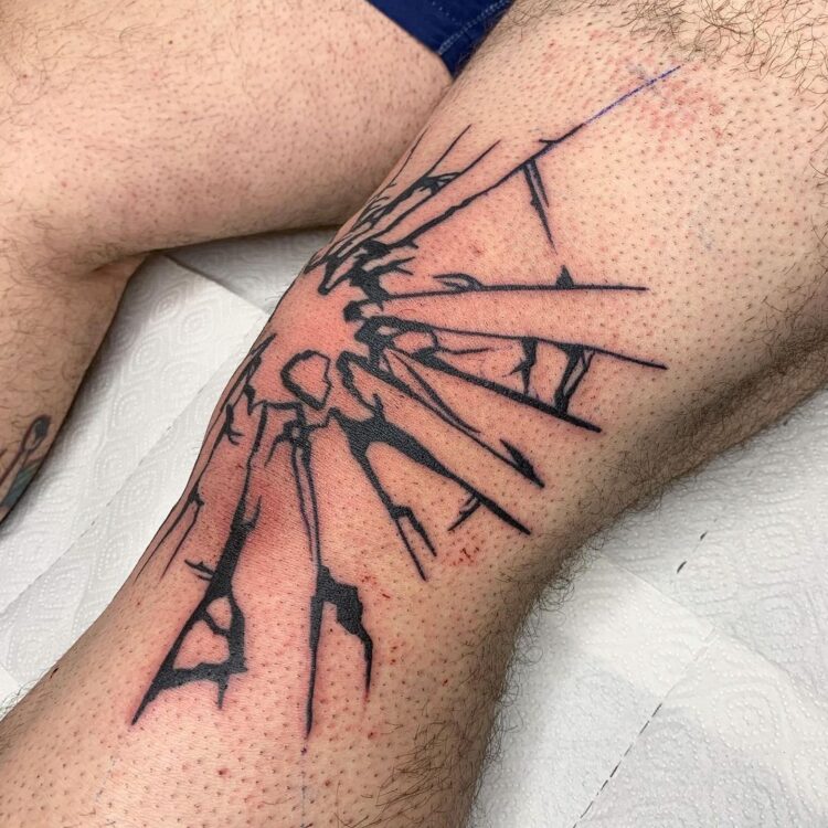 Значение тату на коленях. Фото и эскизы татуировок на коленях в салоне Анатомия